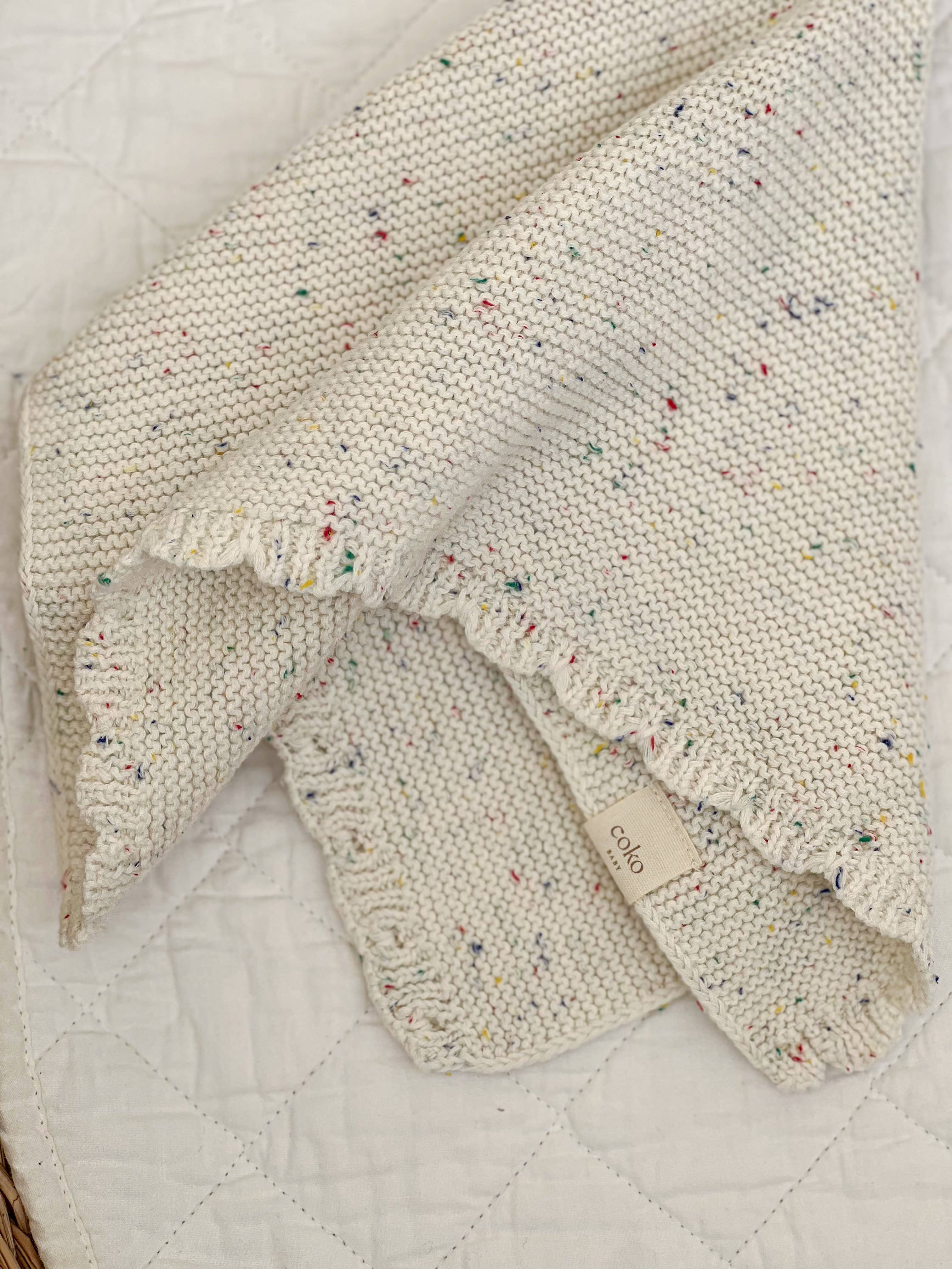 Heirloom Bunny Comforter - MILK