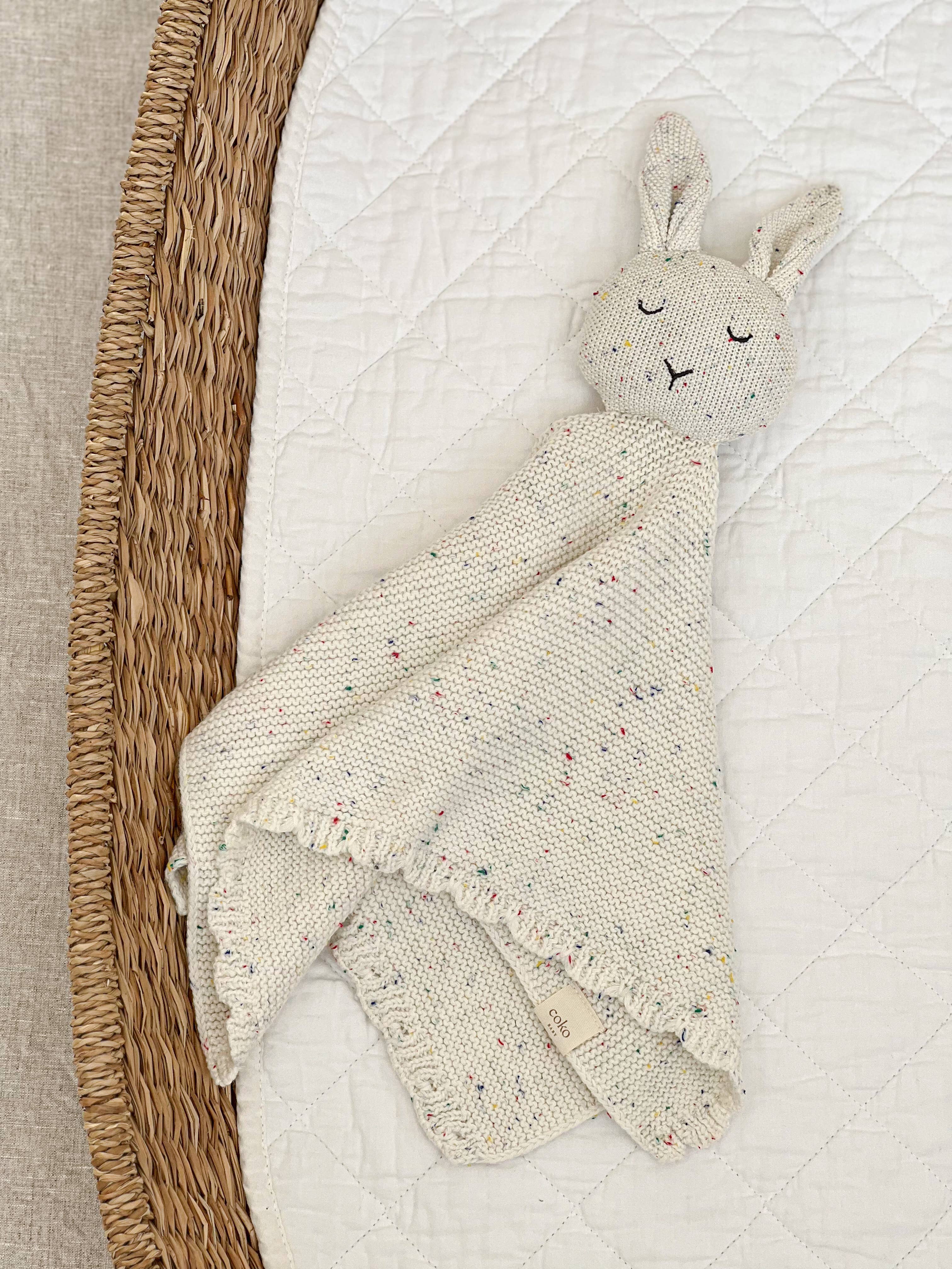 Heirloom Bunny Comforter - MILK
