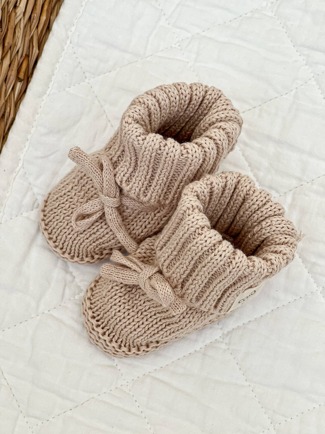 Heirloom Booties - Oat