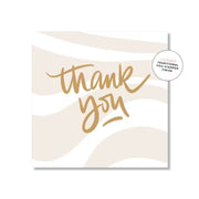 Thank you Greeting Card (Mini Square)