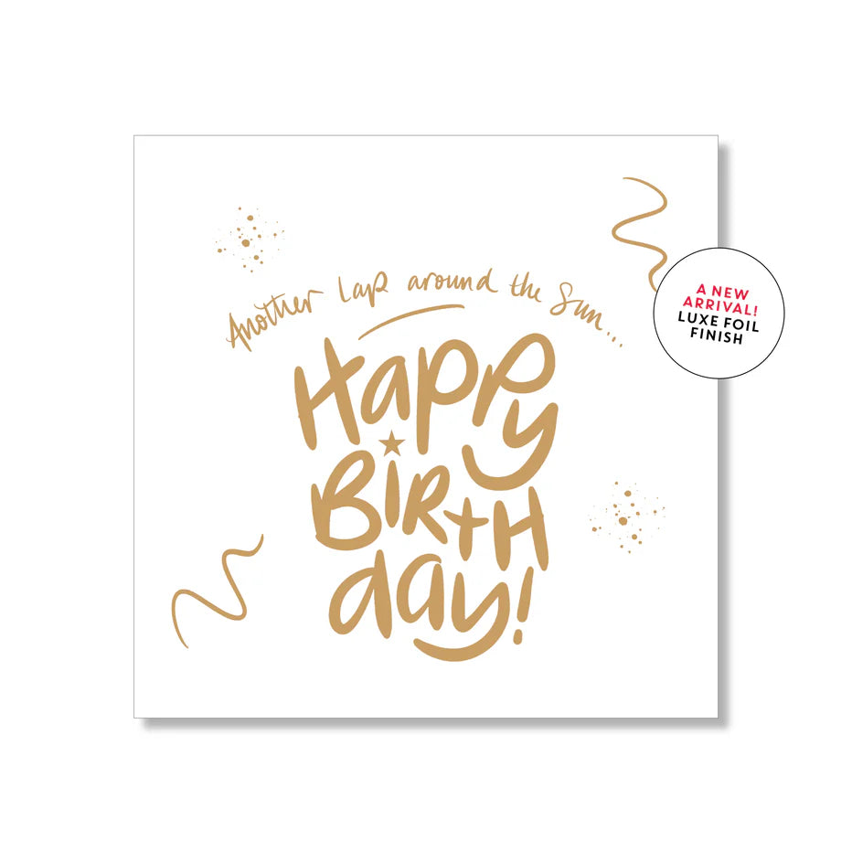 Happy Birthday Greeting Card (Mini Square)