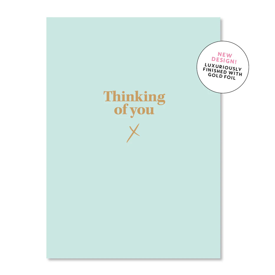 Thinking of you X Greeting Card (Large)