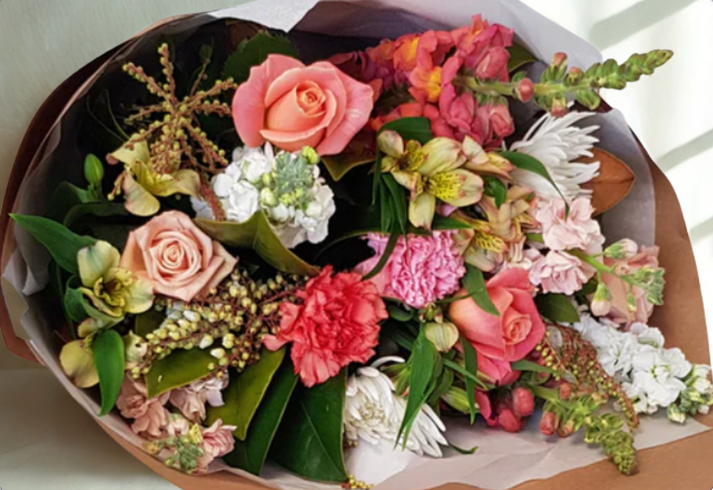 Peaches & Cream Bouquet