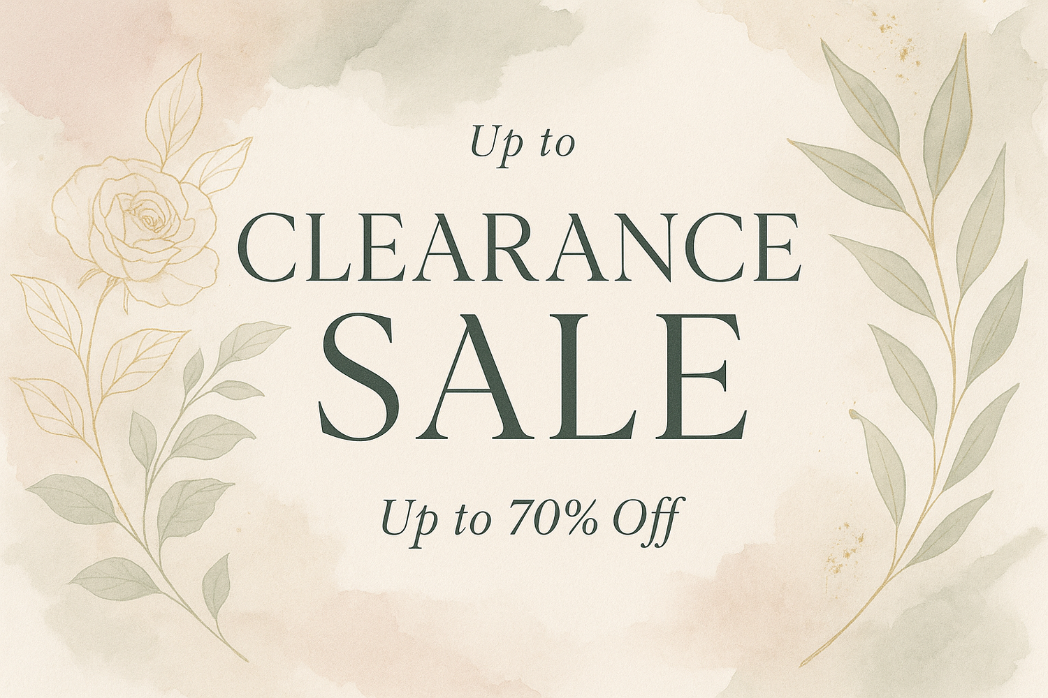 CLEARANCE SALE