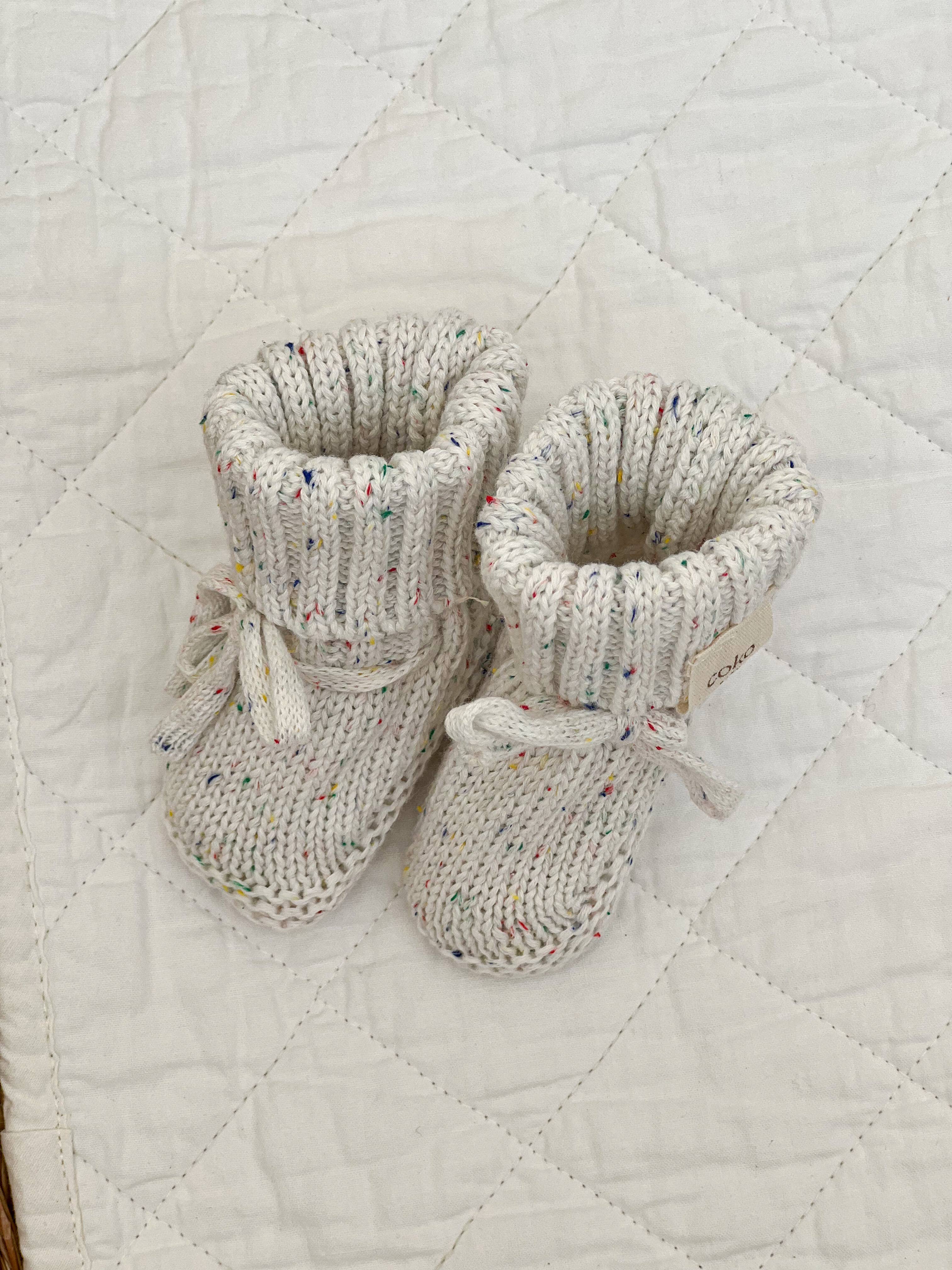 Heirloom Booties - Milk