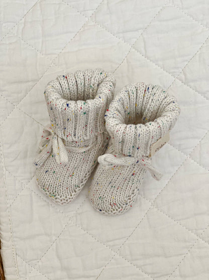 Heirloom Booties - Milk