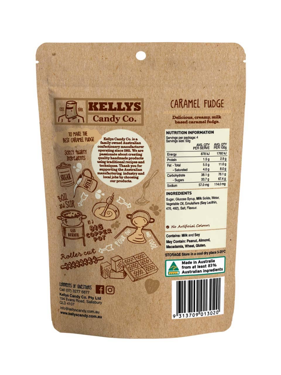 Caramel Fudge - Pouch 200g (1)