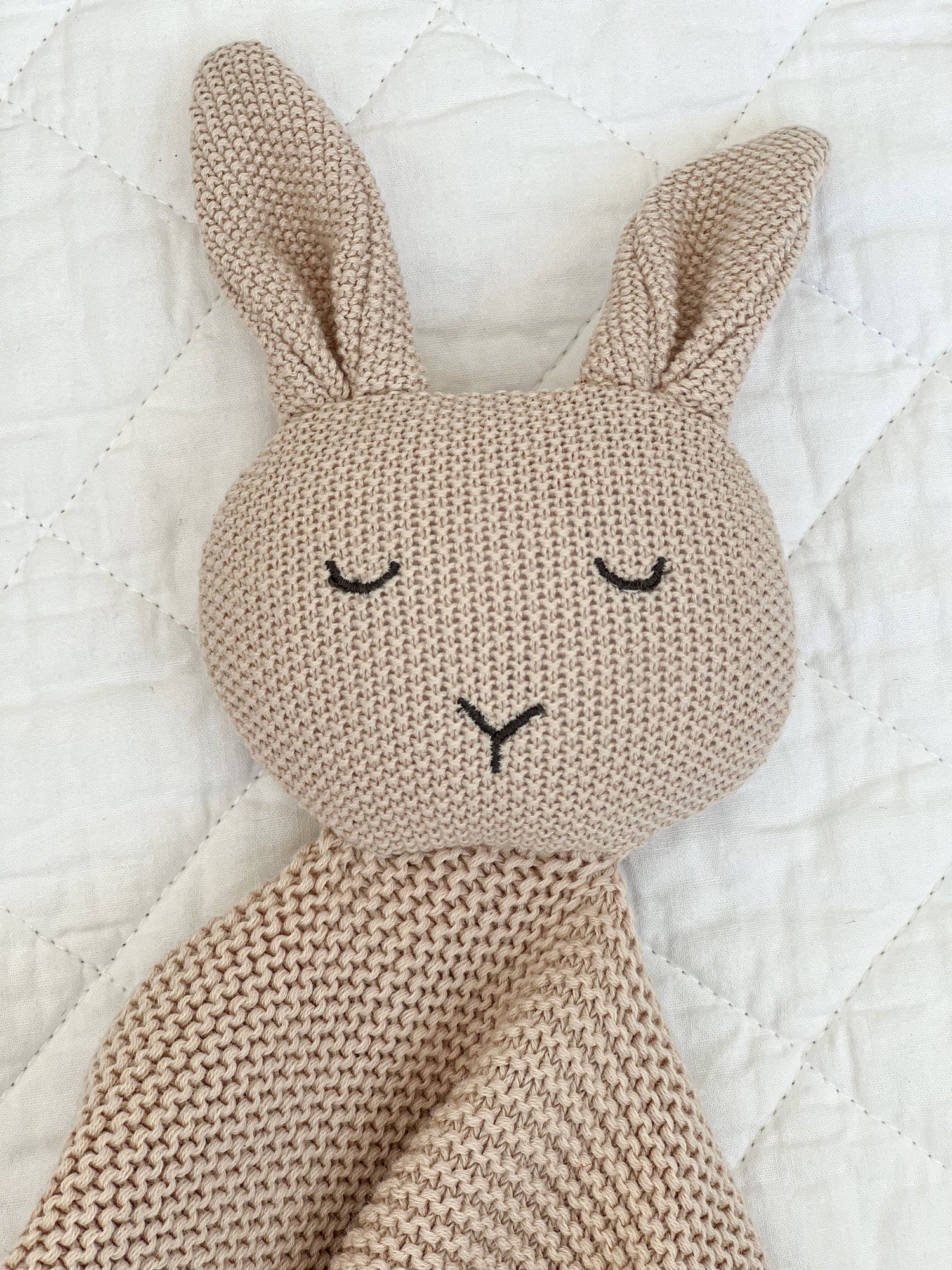 Heirloom Bunny Comforter - Oat