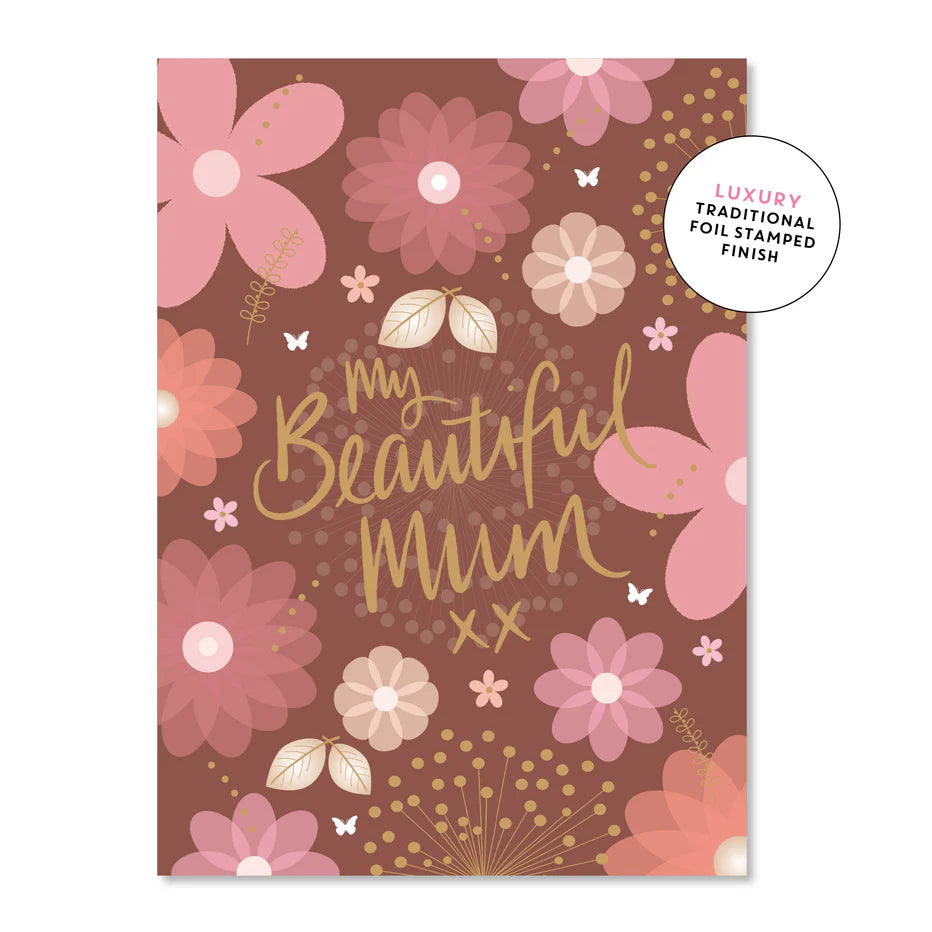 My Beautiful Mum xx Greeting Card (Large)
