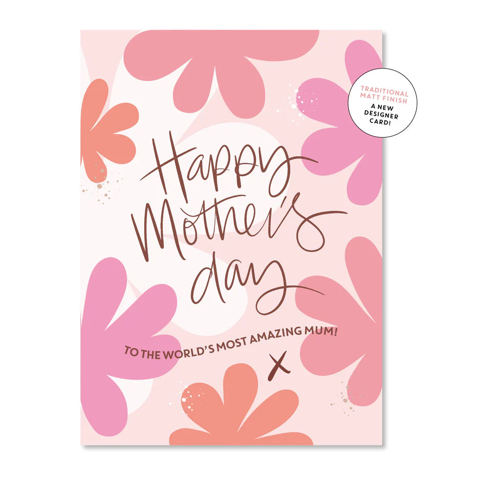 Happy Mothers Day Greeting Card (Large)