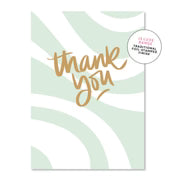 Thank you Wave Greeting Card (Large)