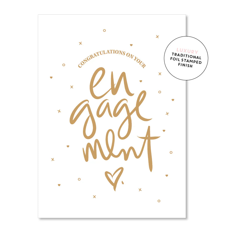 Engagement Greeting Card (Large)
