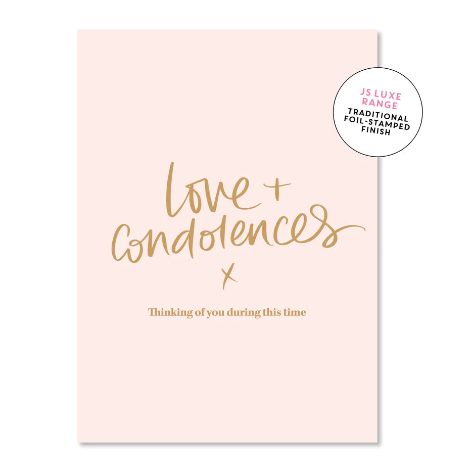 Love + Condolences x Greeting Card (Large)