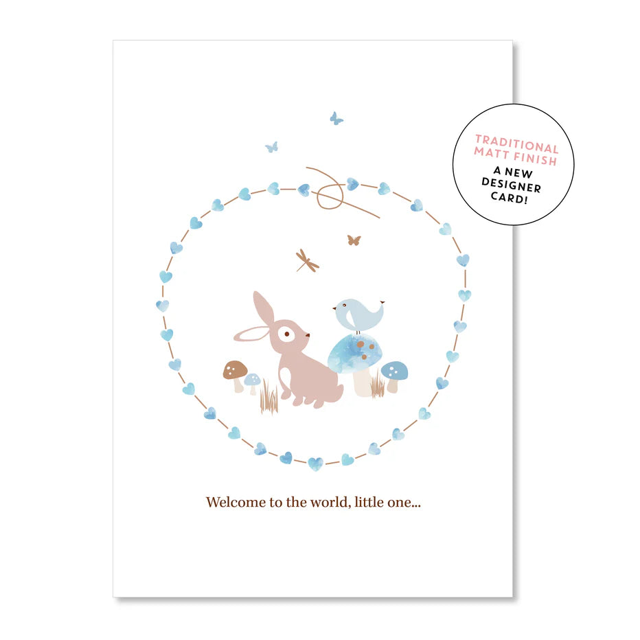 Welcome to the world little one Greeting Card (Large)