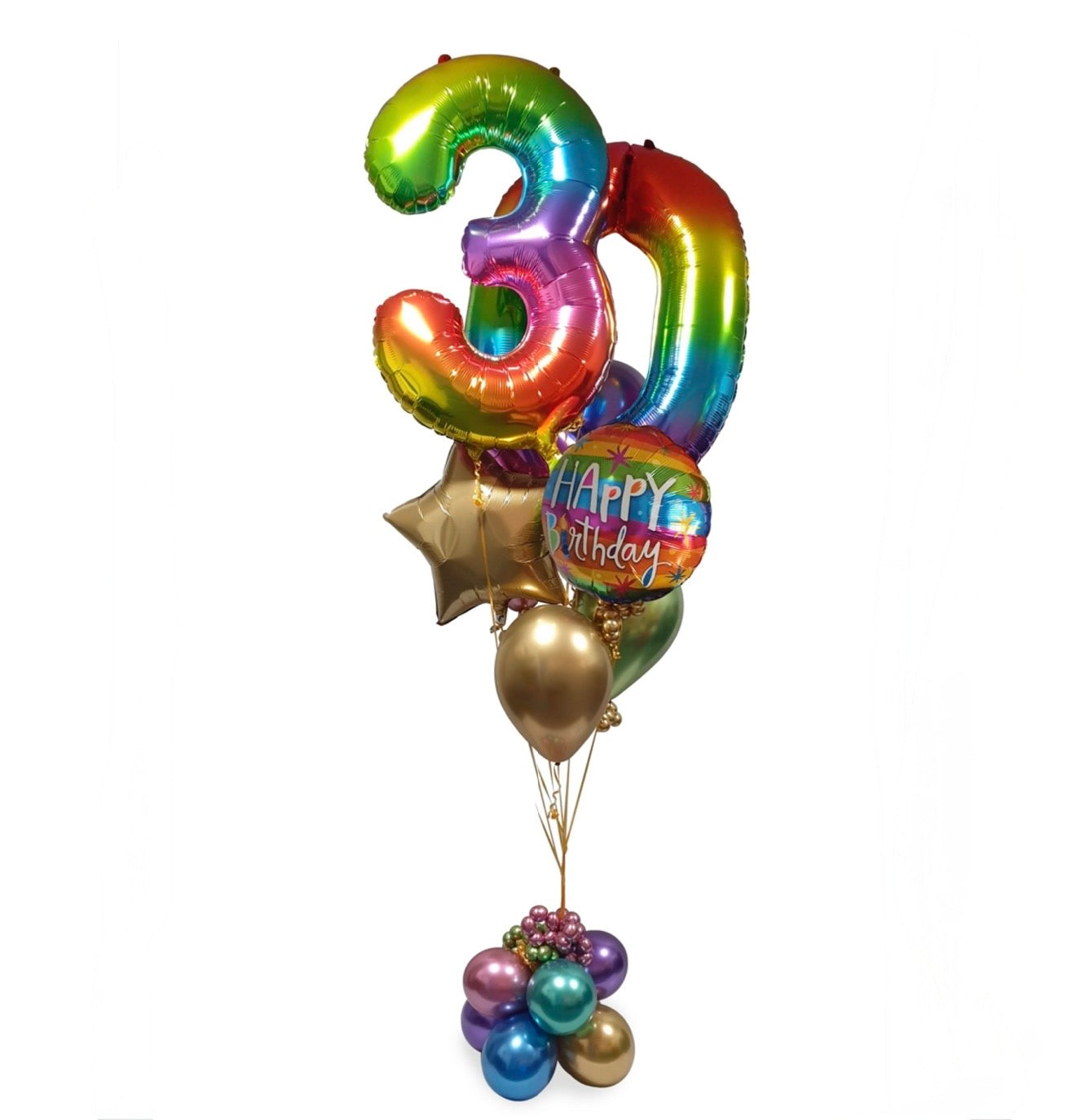 Milestone Rainbow | Balloon Bouquet