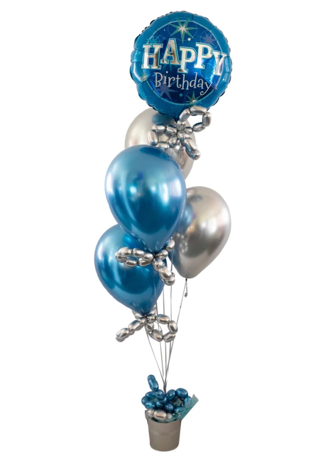 Happy Birthday Royal Blue | Balloon Bouquet