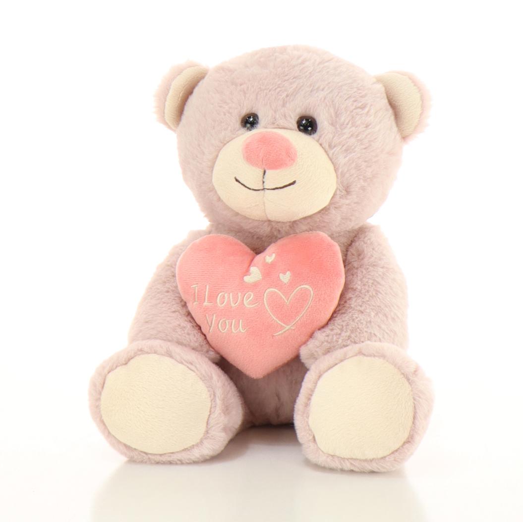 25CM ROSEY BEAR WITH HEART