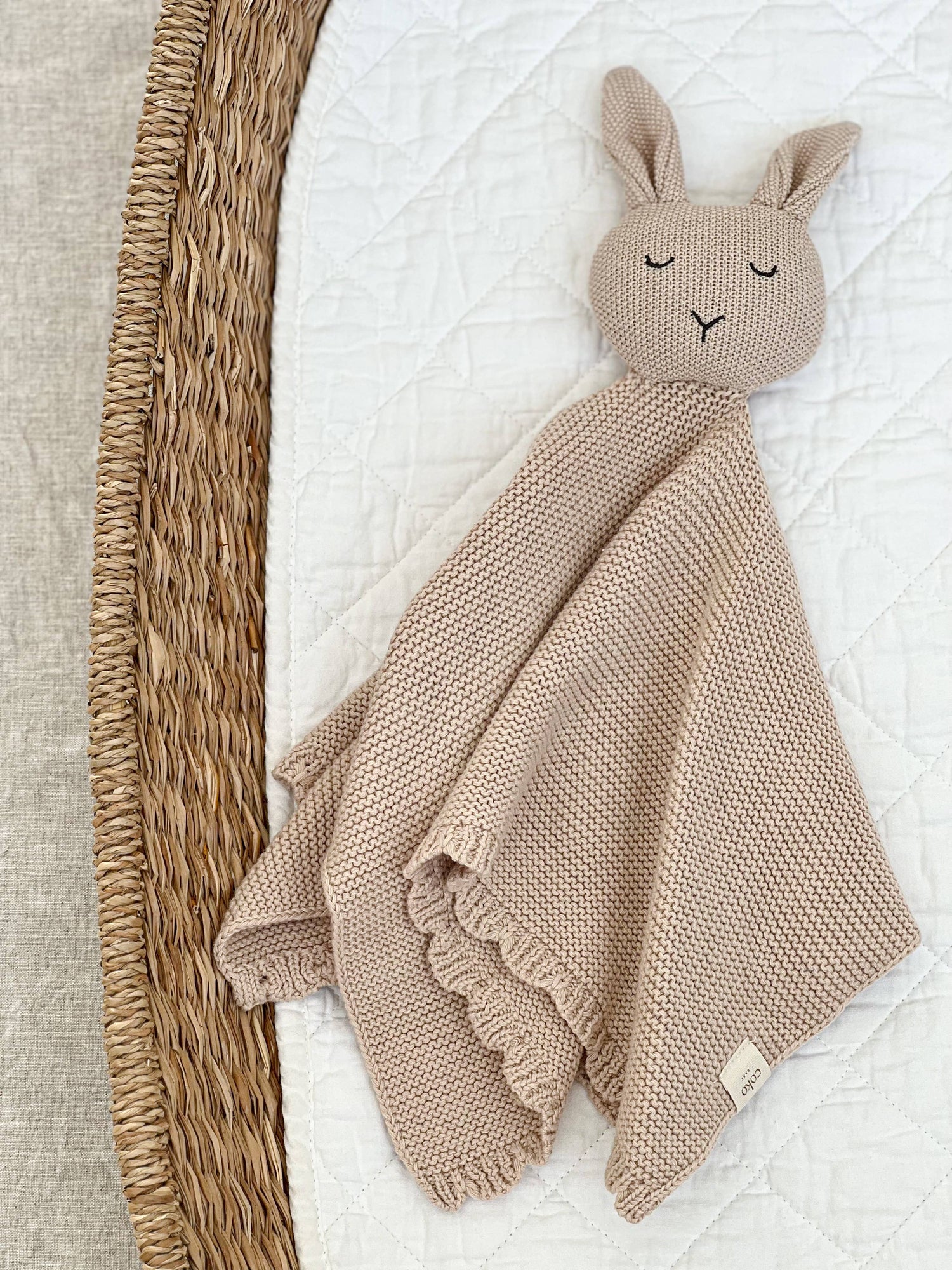 Heirloom Bunny Comforter - Oat
