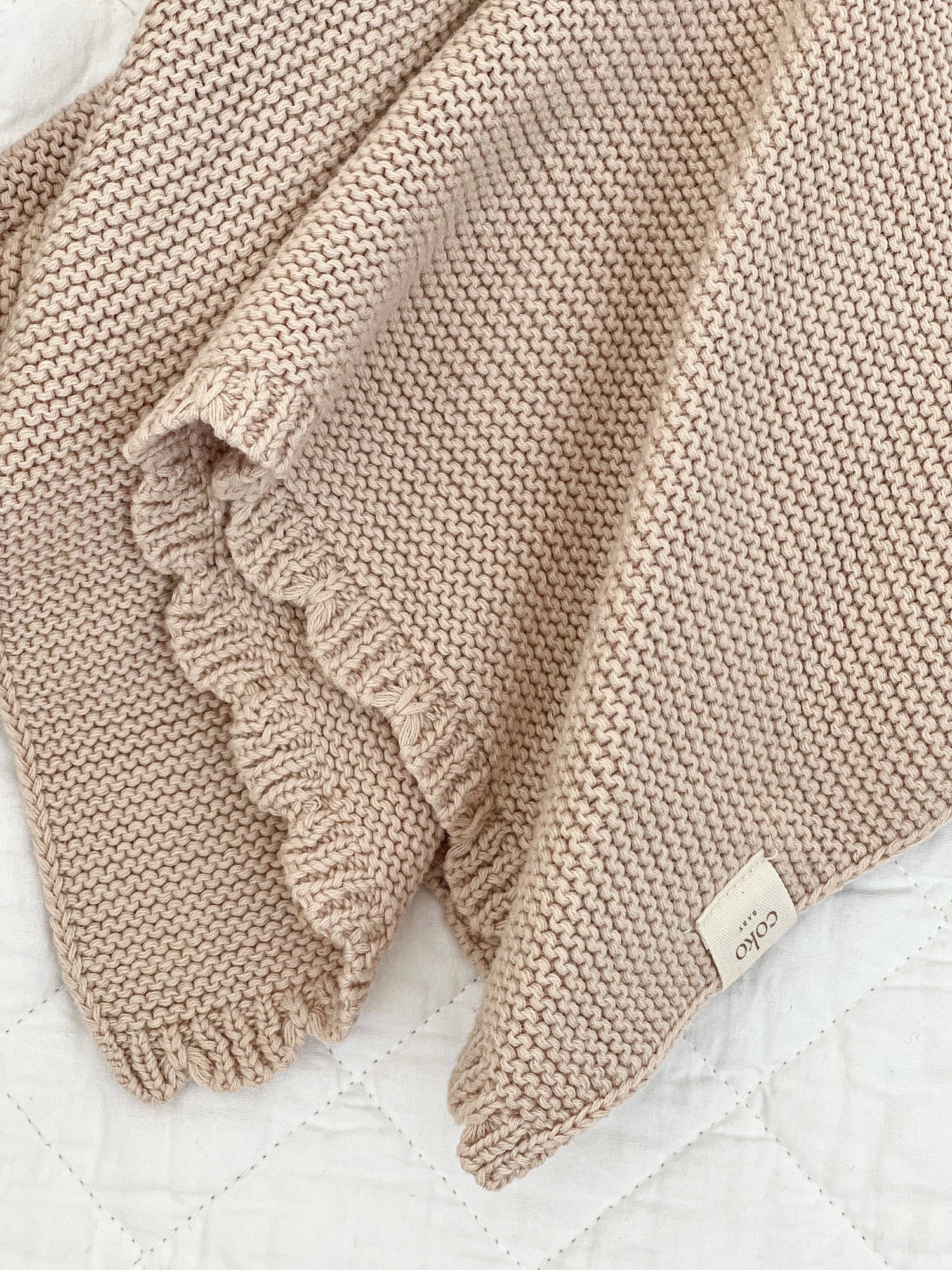 Heirloom Bunny Comforter - Oat