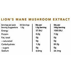 Organic 20:1 Lion&